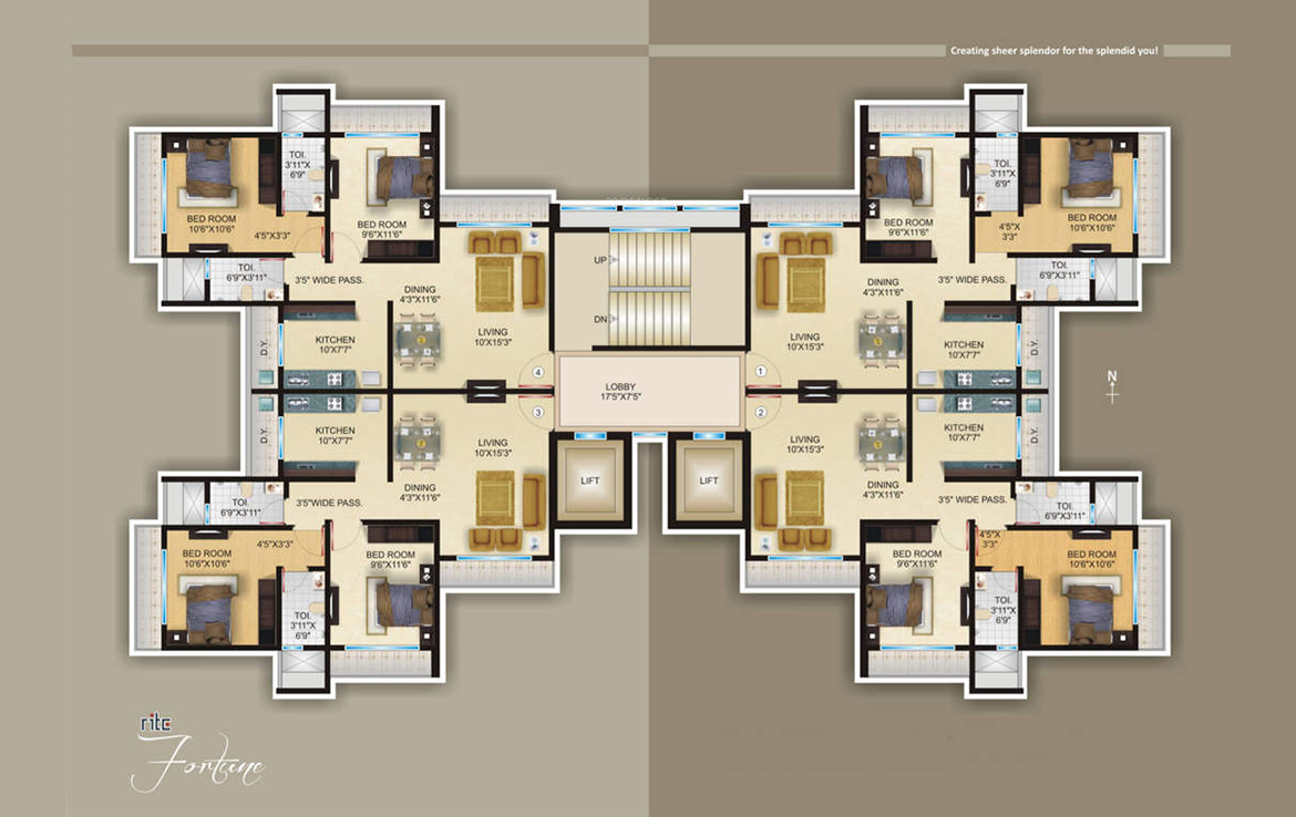 rite-developers-private-limited-fortune-fortune-cluster-plan-497521